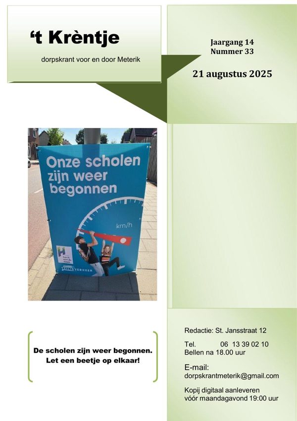 Voorpagina van Editie 2025-08-21 (33)