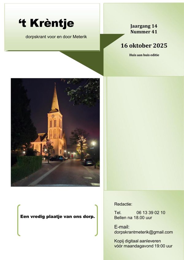 Voorpagina van Editie 2025-10-16 (41)