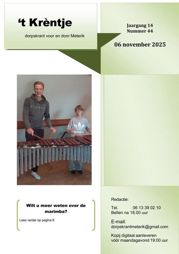 Voorpagina van Editie 2025-11-06 (44)