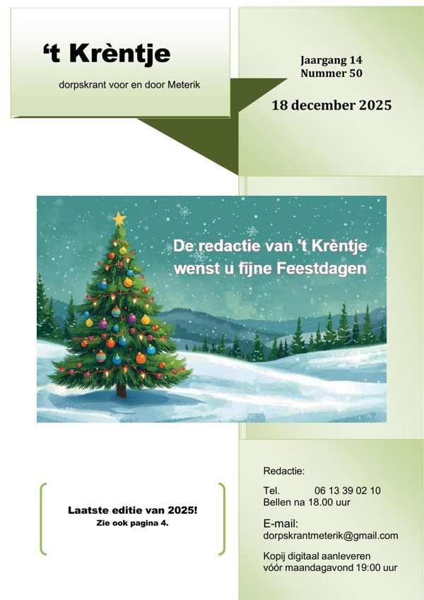 Voorpagina van Editie 2025-12-18 (50)