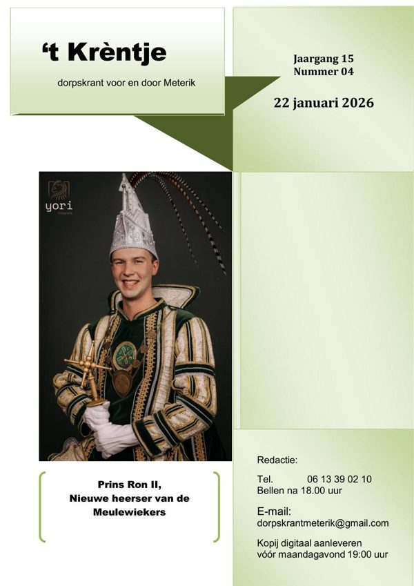Voorpagina van Editie 2026-01-22 (04)
