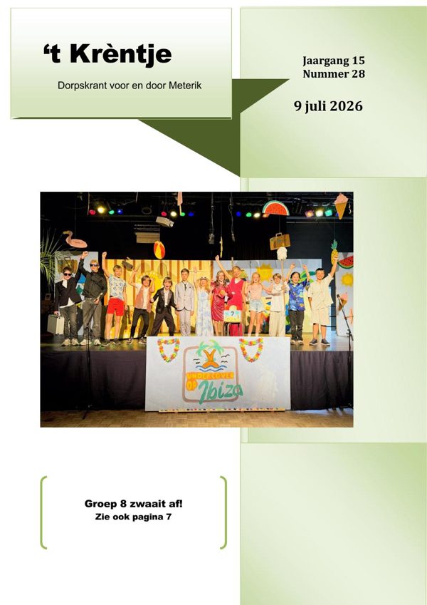 Voorpagina van Editie 2026-07-09 (28)