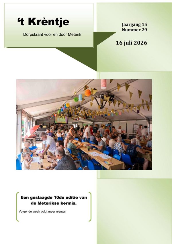 Voorpagina van Editie 2026-07-16 (29)